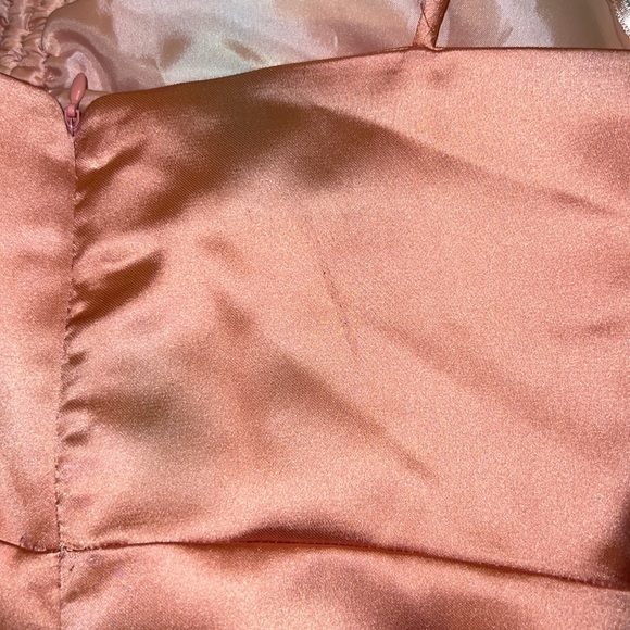 Zara pink stain draped mini dress - Picture 10 of 16